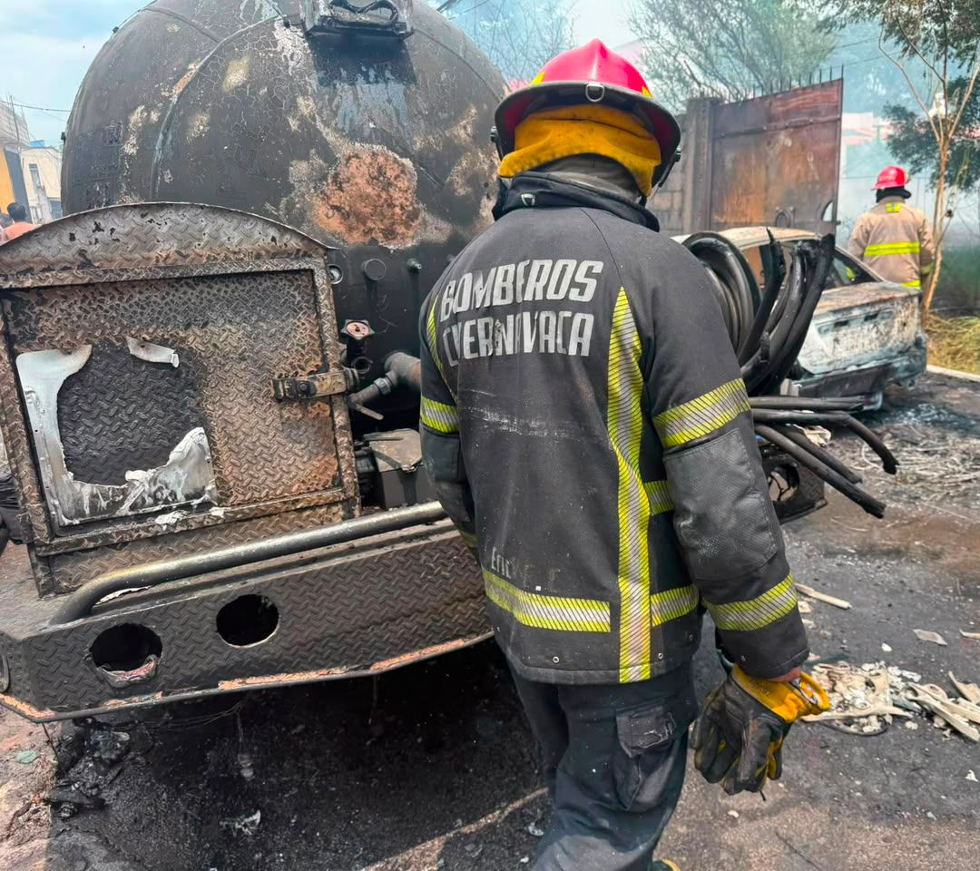 Explosión de pipa de gas hoy en Morelos
